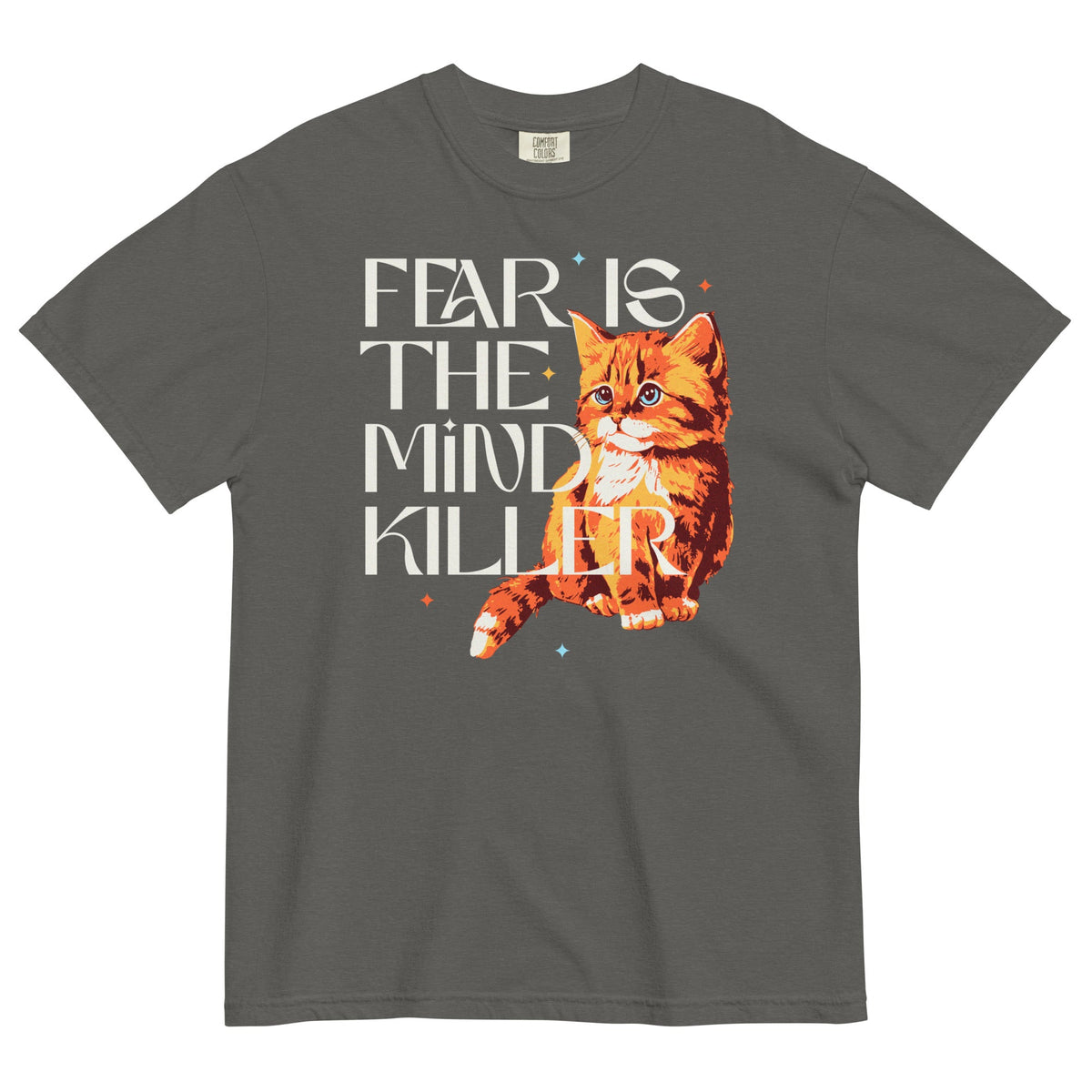 Fear Is The Mind Killer Cat Men's Relaxed Fit Tee product image 1
