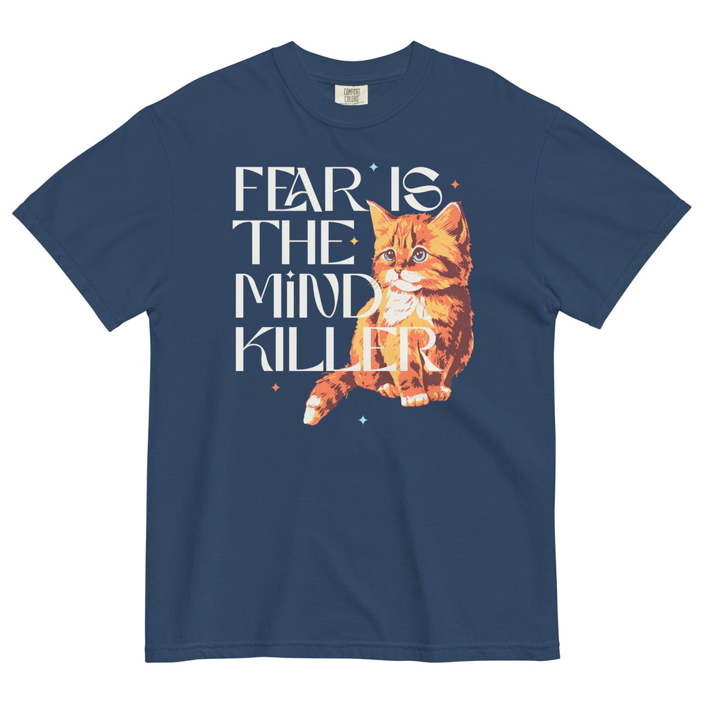 Fear Is The Mind Killer Cat Men's Relaxed Fit Tee product image 3