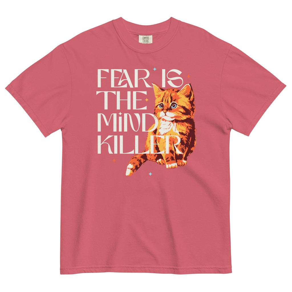Fear Is The Mind Killer Cat Men's Relaxed Fit Tee product image 5