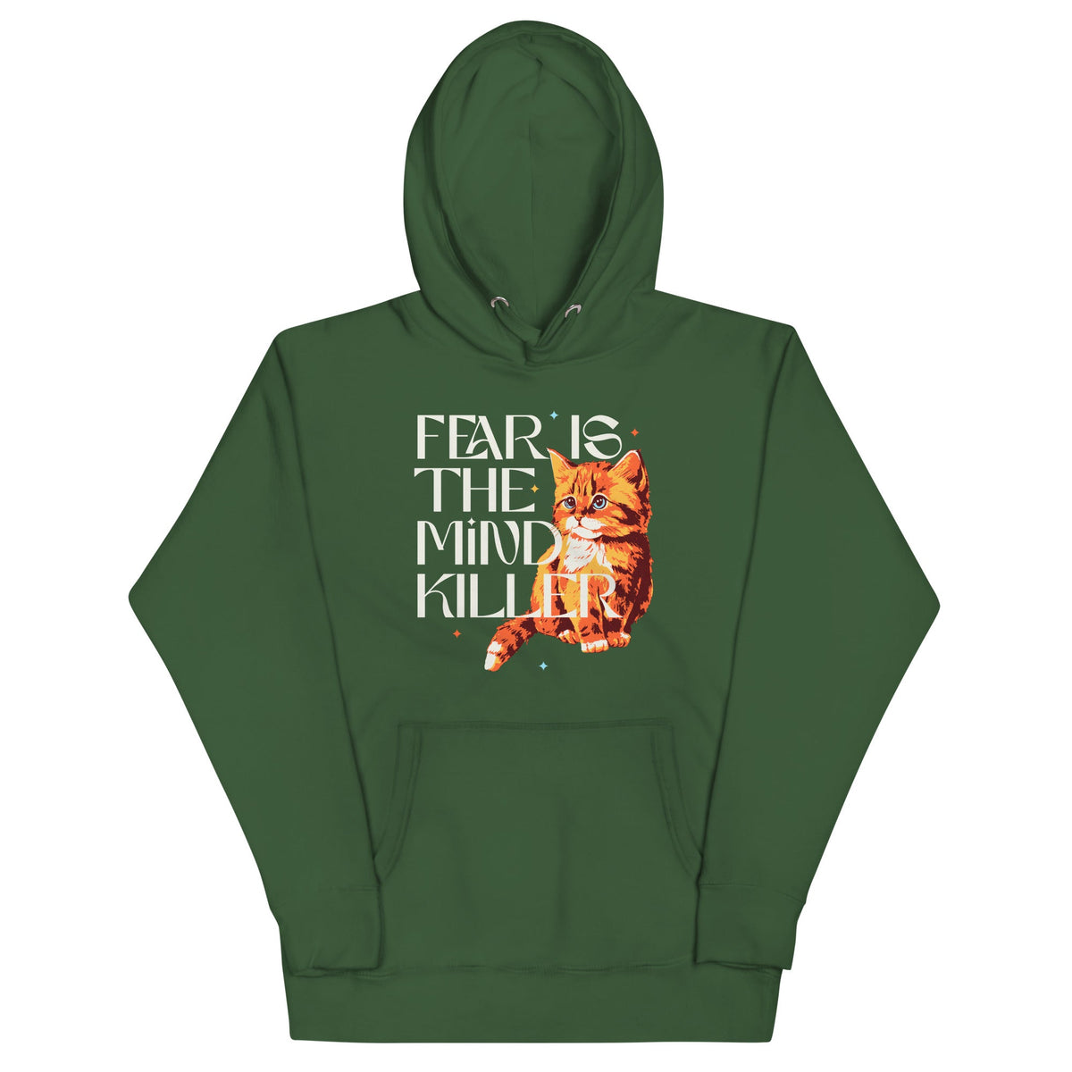 Fear Is The Mind Killer Cat Unisex Hoodie product image 3