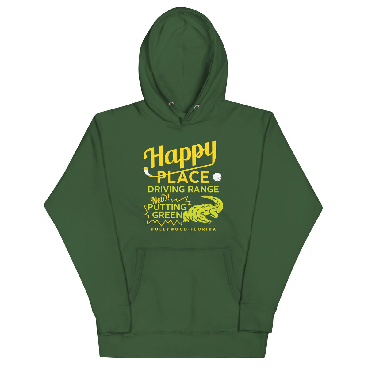 Happy Place Driving Range Unisex Hoodie product image 1