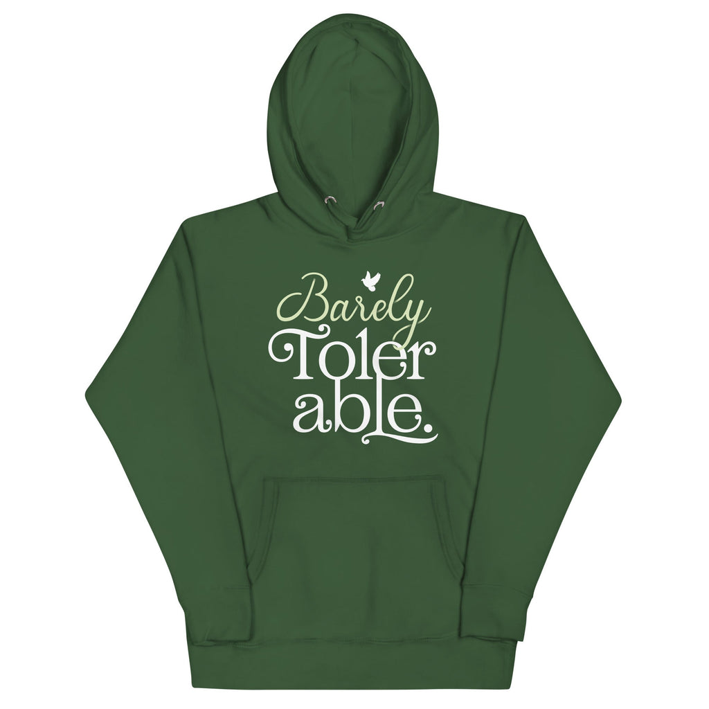 Barely Tolerable Unisex Hoodie product image 5