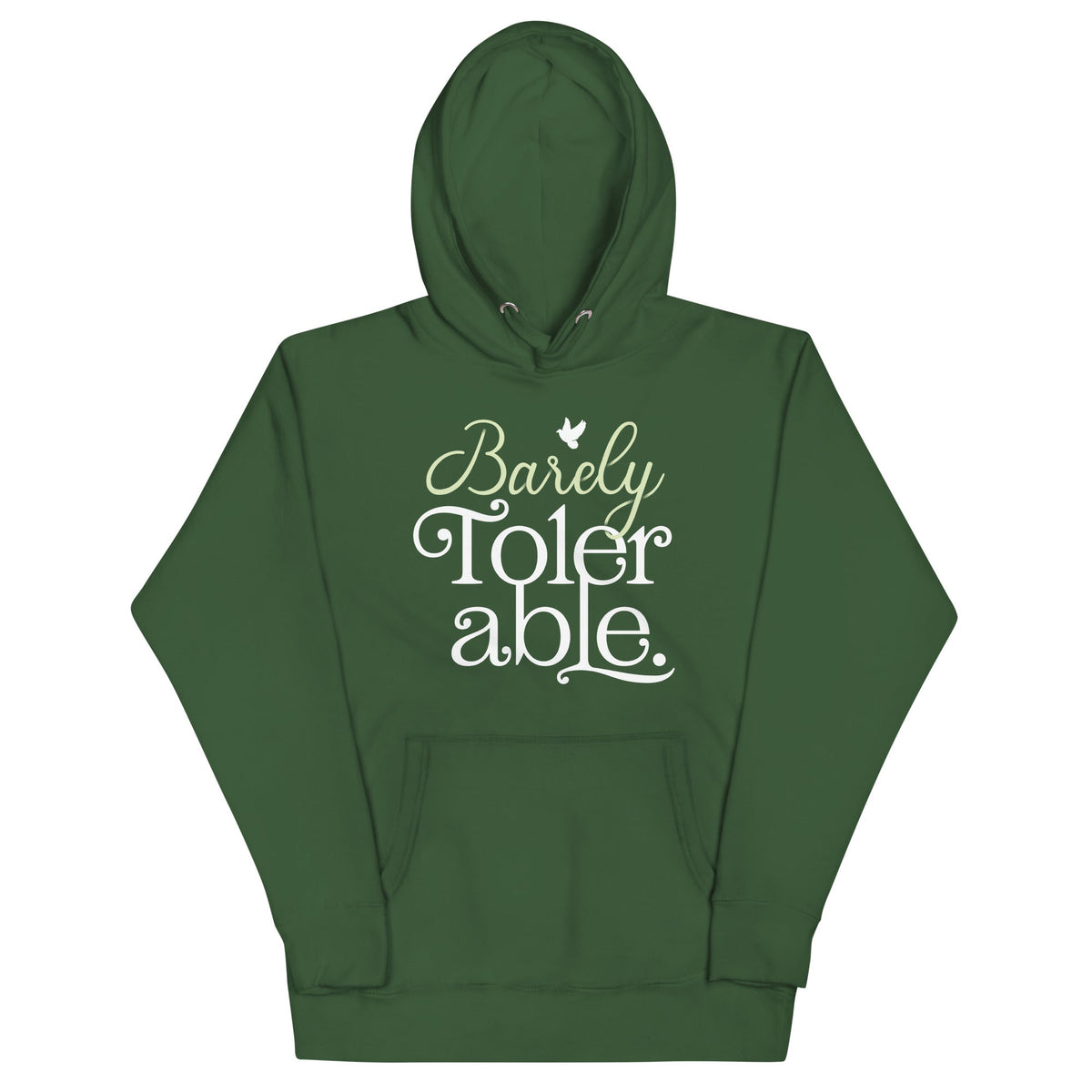 Barely Tolerable Unisex Hoodie product image 5