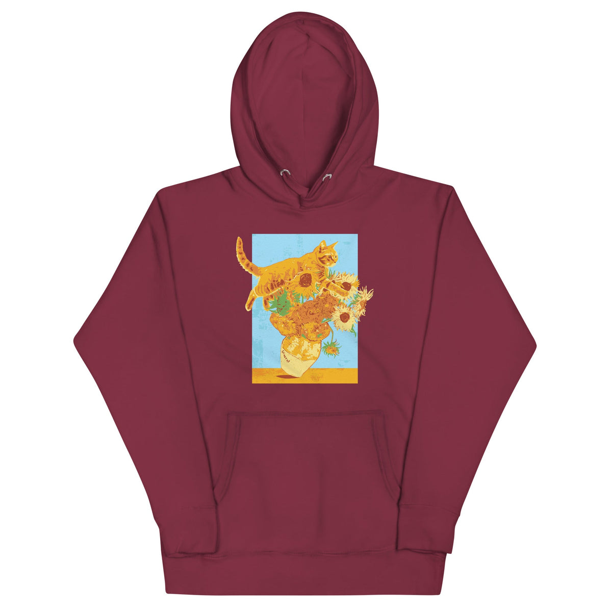 Van Gogh's Cat Unisex Hoodie product image 3