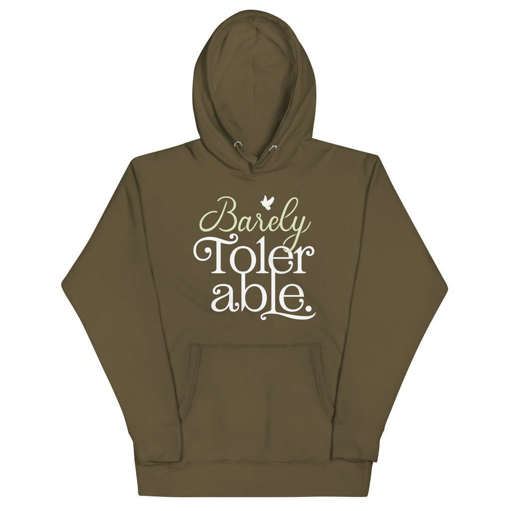 Barely Tolerable Unisex Hoodie product image 6