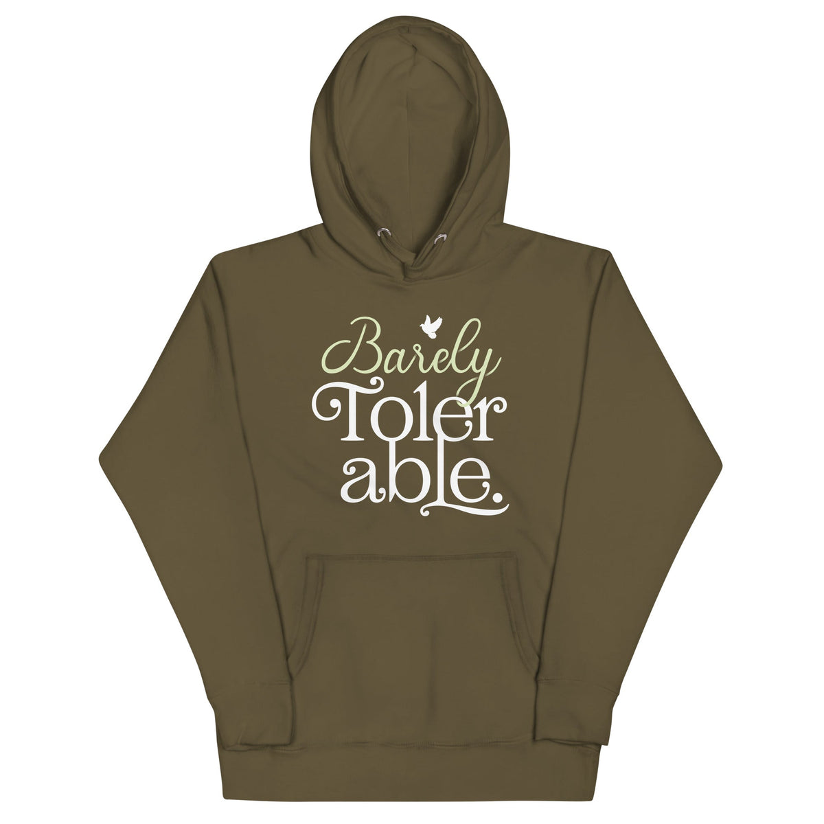 Barely Tolerable Unisex Hoodie product image 6