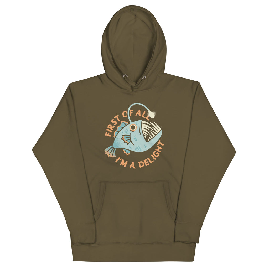 First Of All I'm A Delight Unisex Hoodie product image 6