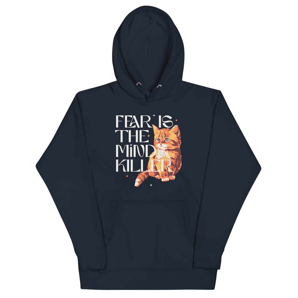 Fear Is The Mind Killer Cat Unisex Hoodie product image 2