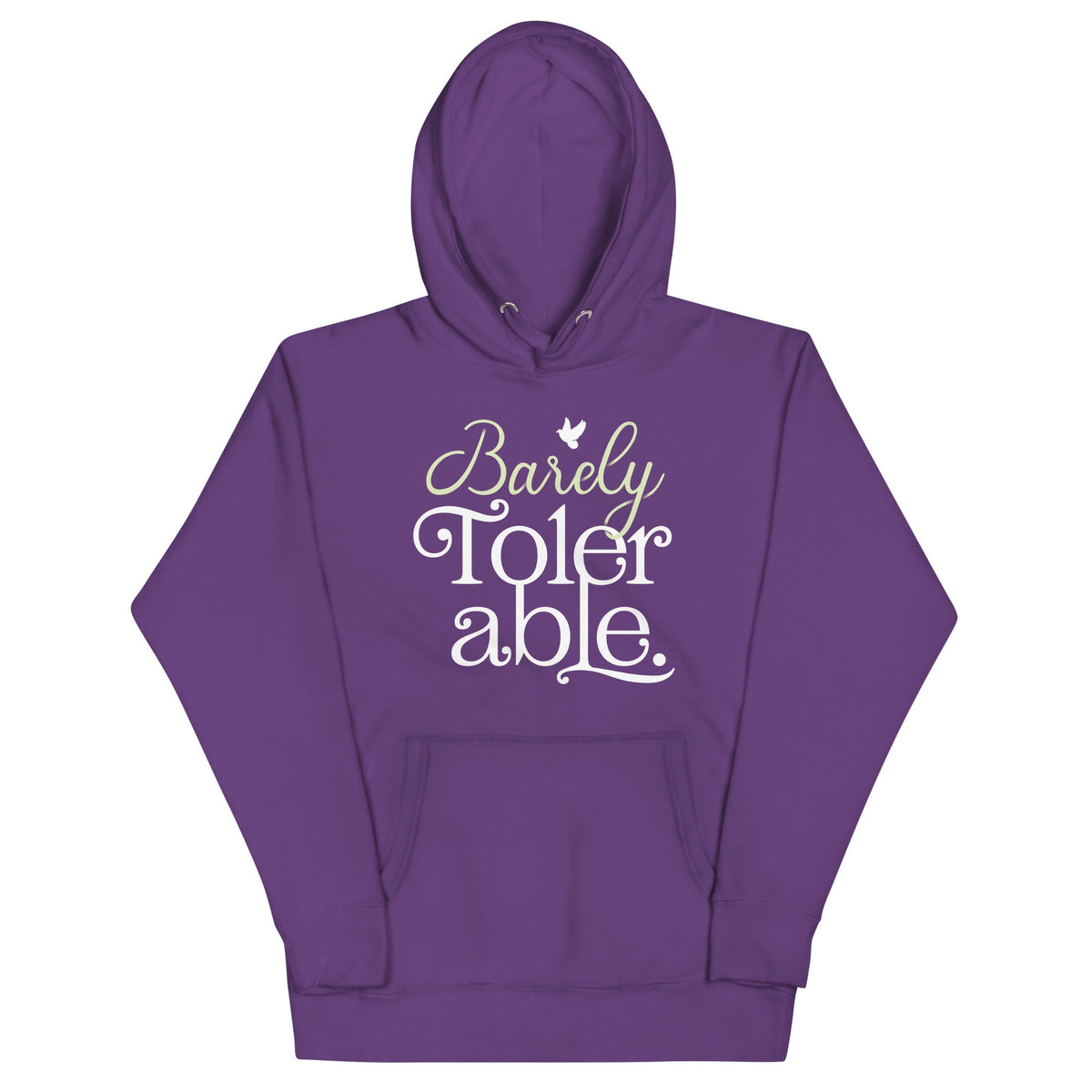 Barely Tolerable Unisex Hoodie product image 4