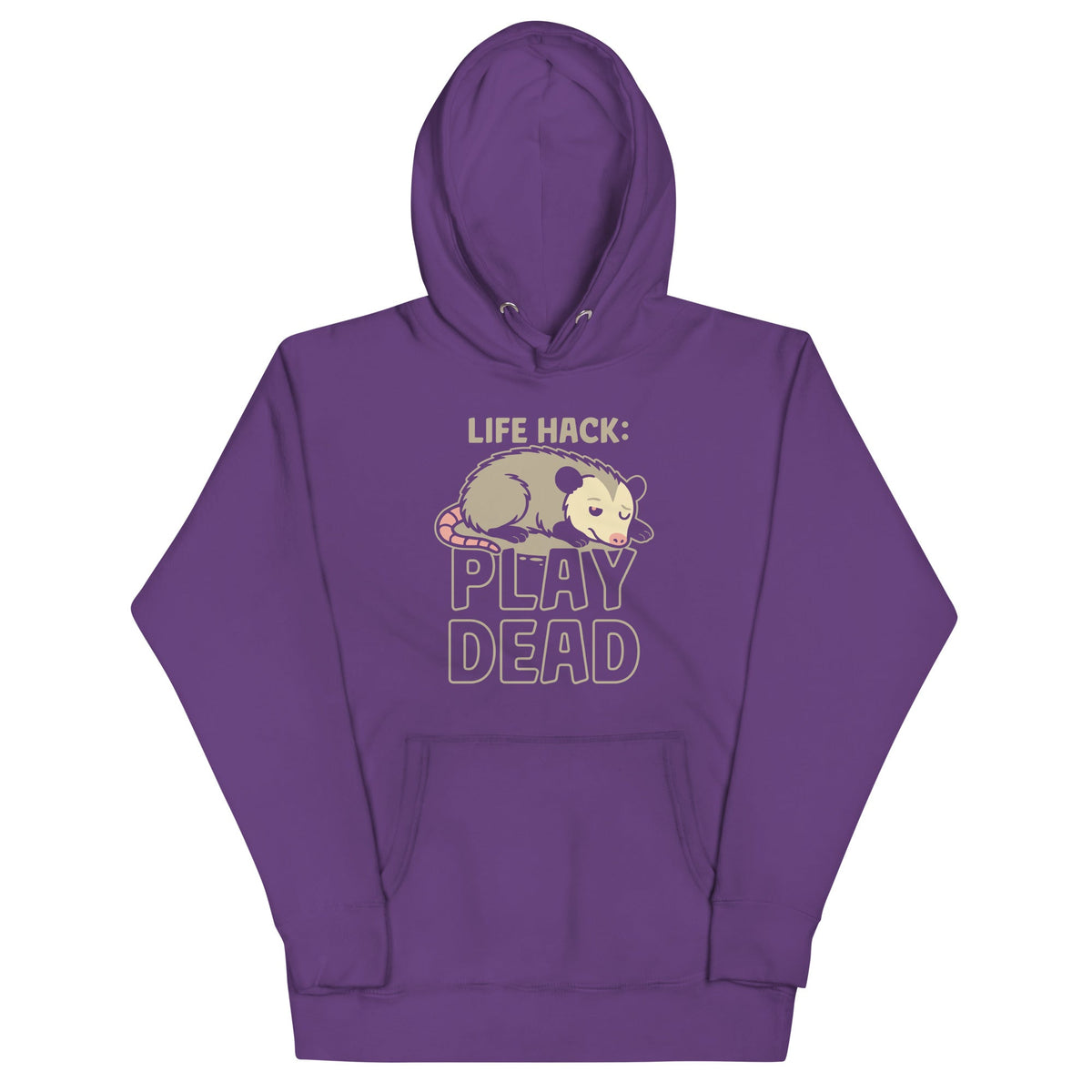 Life Hack Play Dead Unisex Hoodie product image 5