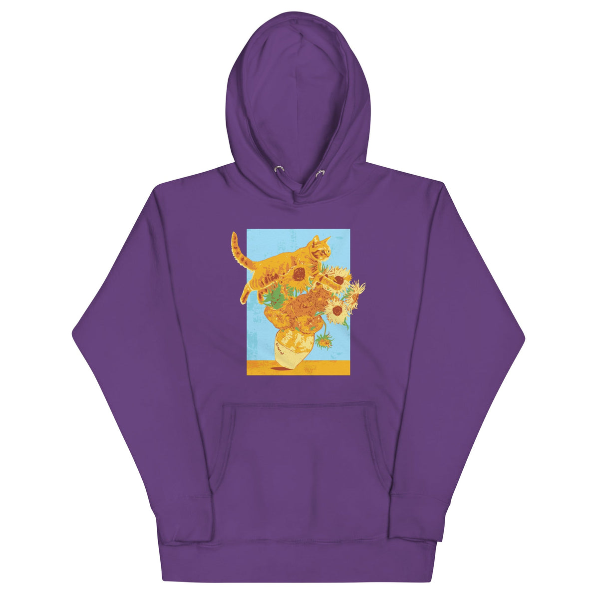 Van Gogh's Cat Unisex Hoodie product image 5