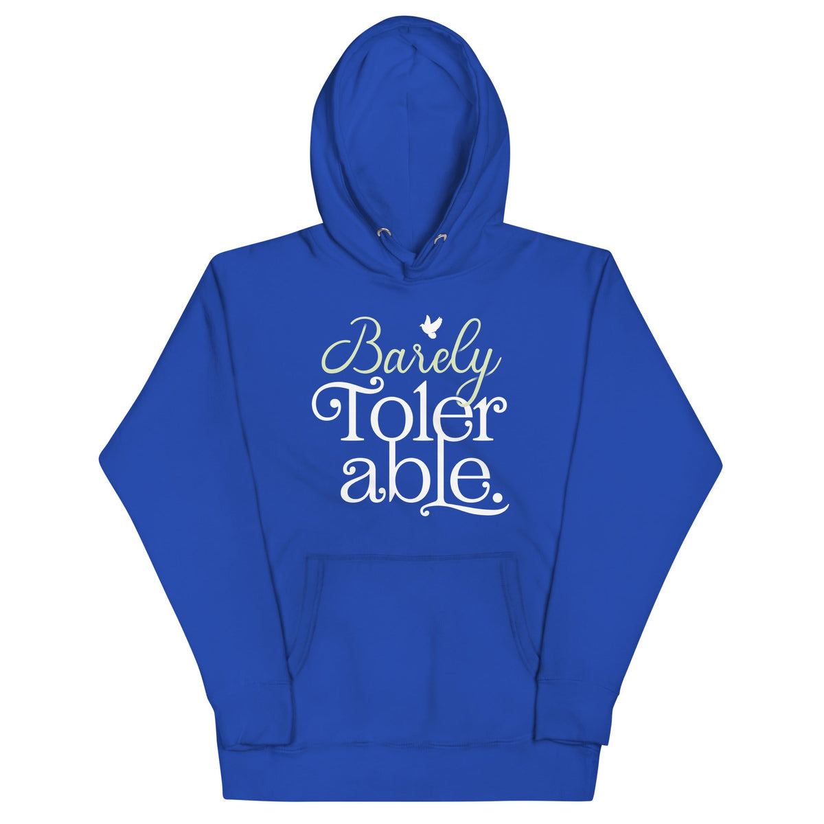 Barely Tolerable Unisex Hoodie product image 3