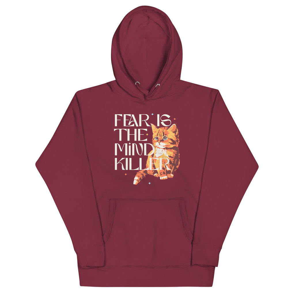 Fear Is The Mind Killer Cat Unisex Hoodie product image 5