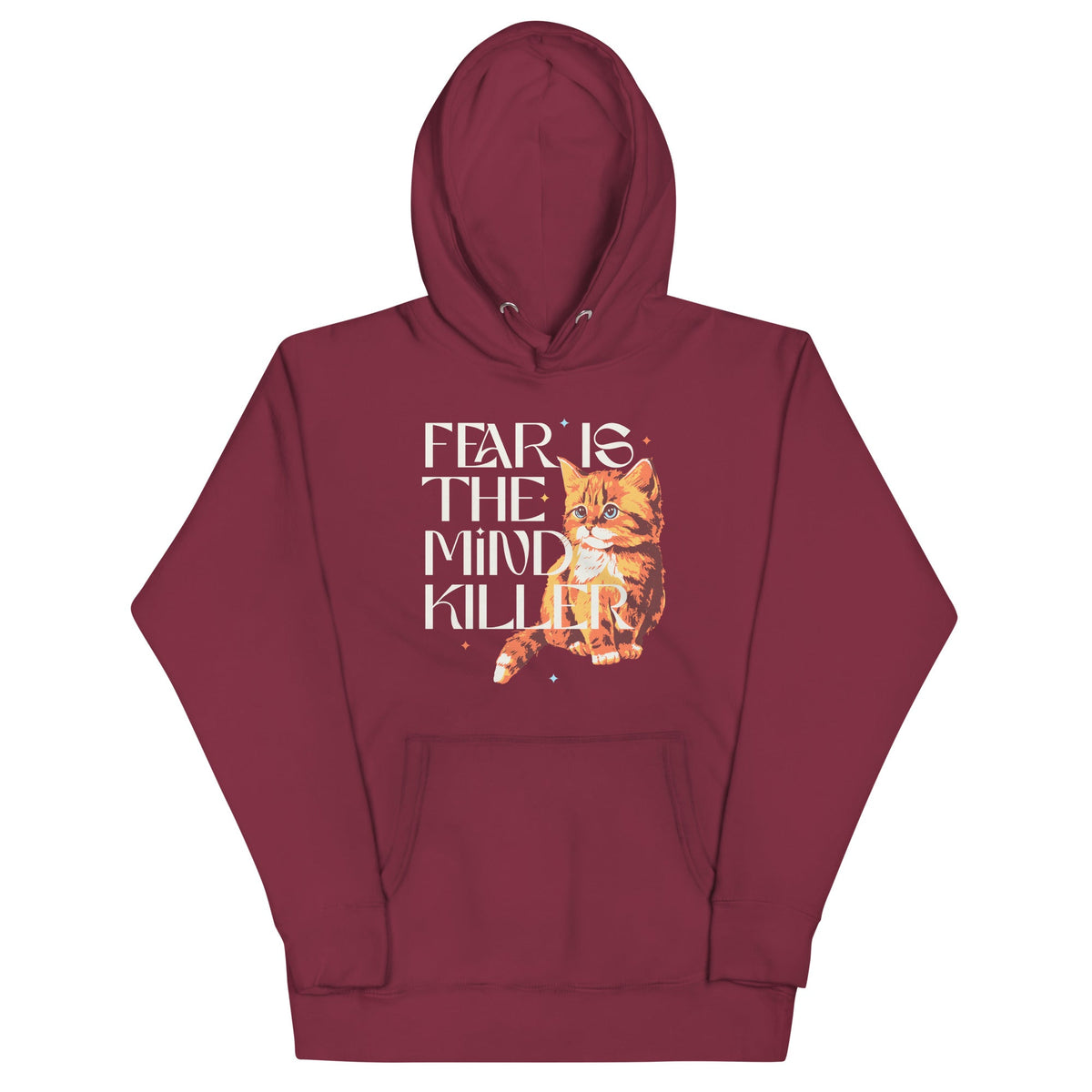 Fear Is The Mind Killer Cat Unisex Hoodie product image 5