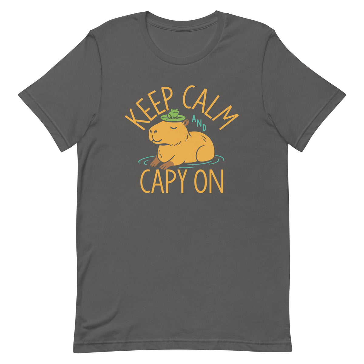 Keep Calm And Capy On Men's Signature Tee product image 6
