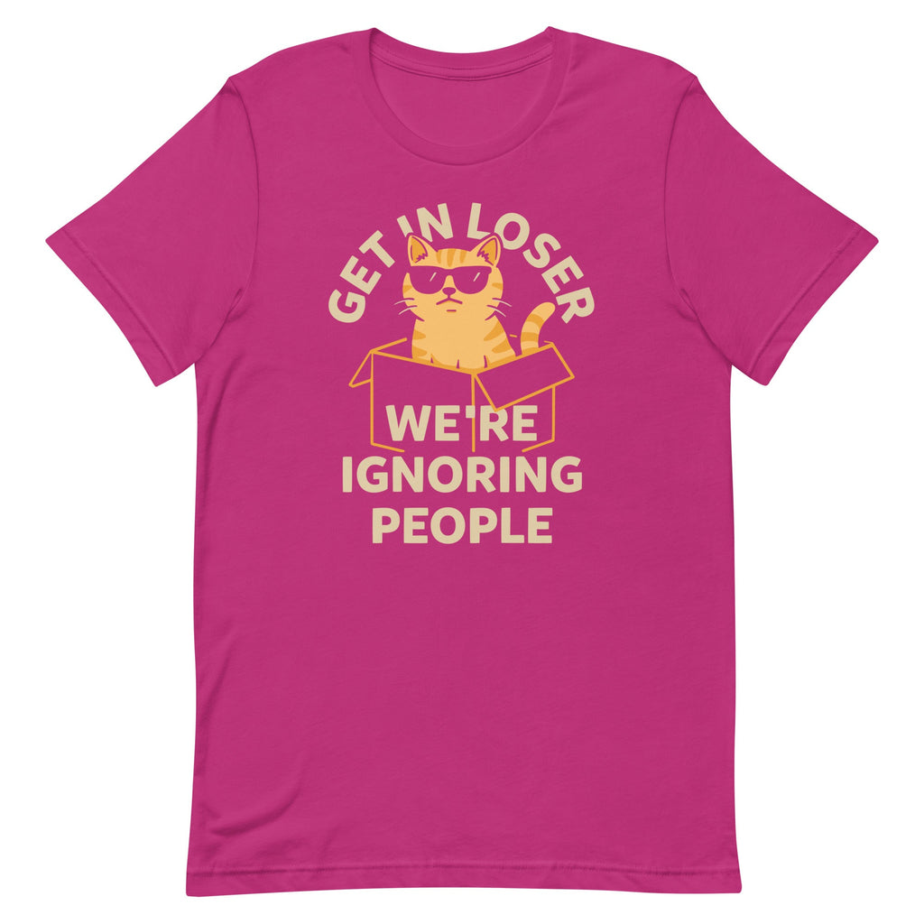 Get In Loser We're Ignoring People Men's Signature Tee product image 2