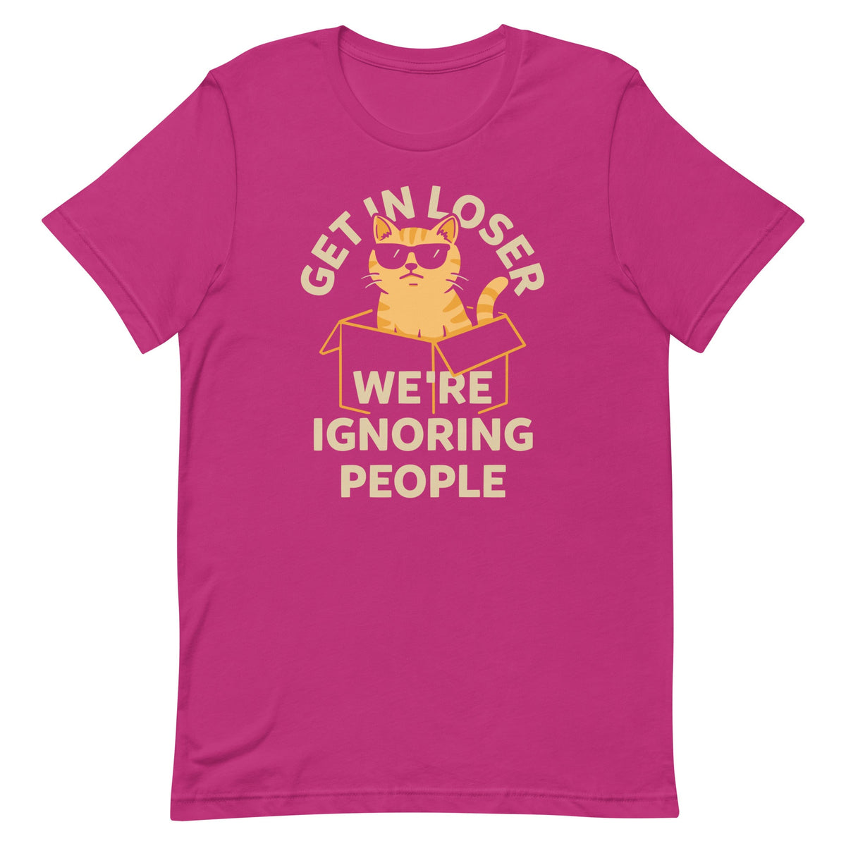 Get In Loser We're Ignoring People Men's Signature Tee product image 2