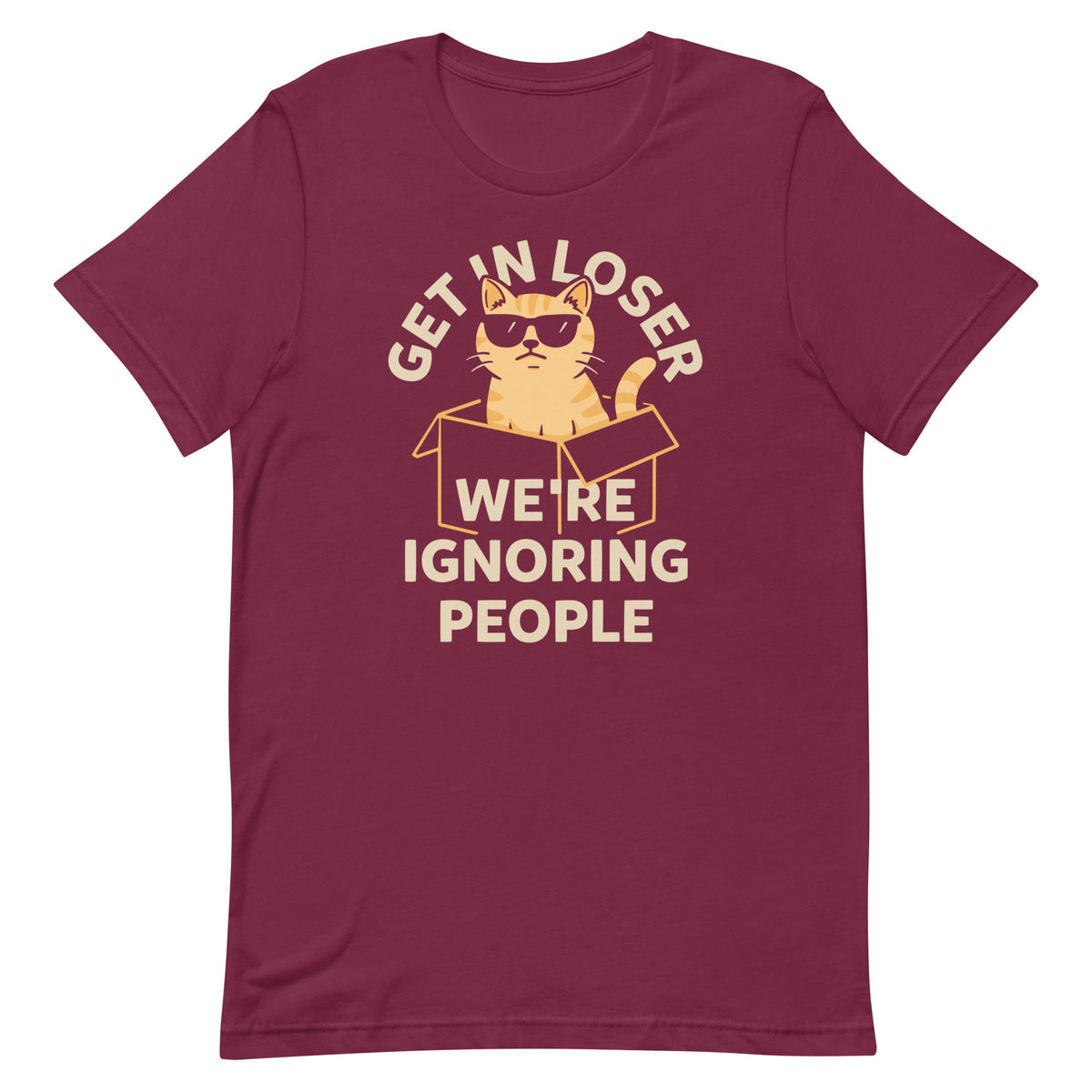 Get In Loser We're Ignoring People Men's Signature Tee product image 5
