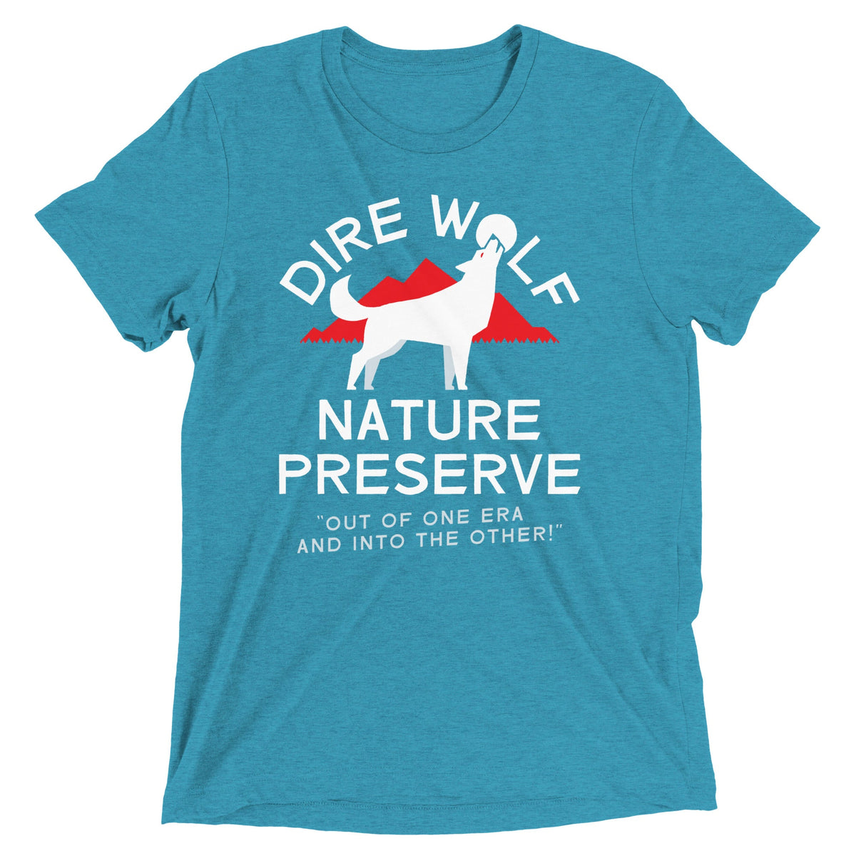 Dire Wolf Nature Preserve Men's Tri-Blend Tee product image 1