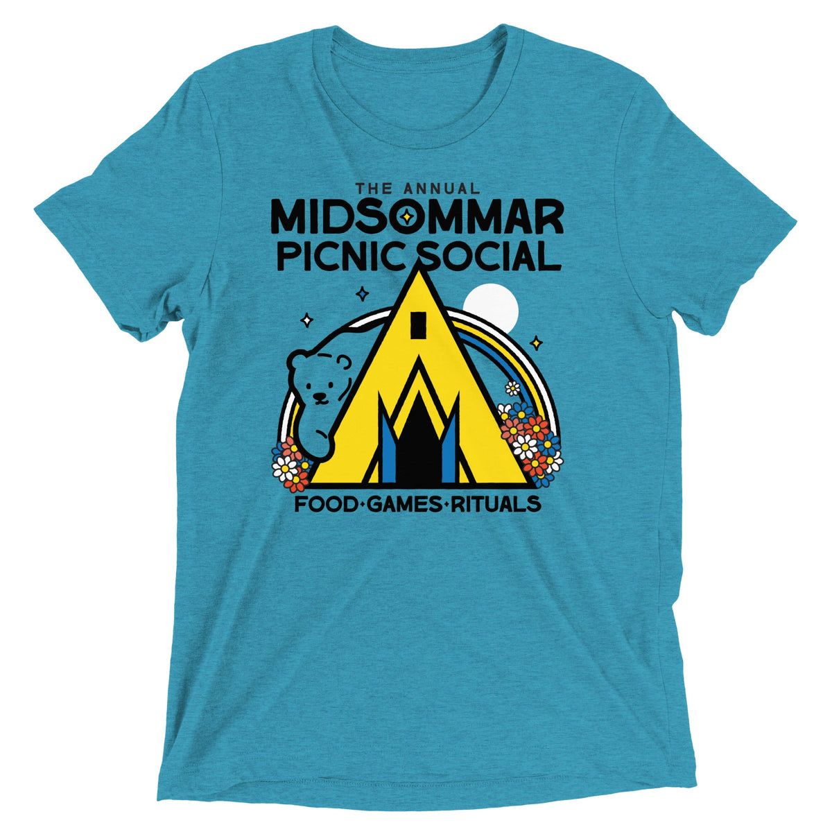The Annual Midsommar Picnic Social Men's Tri-Blend Tee product image 4