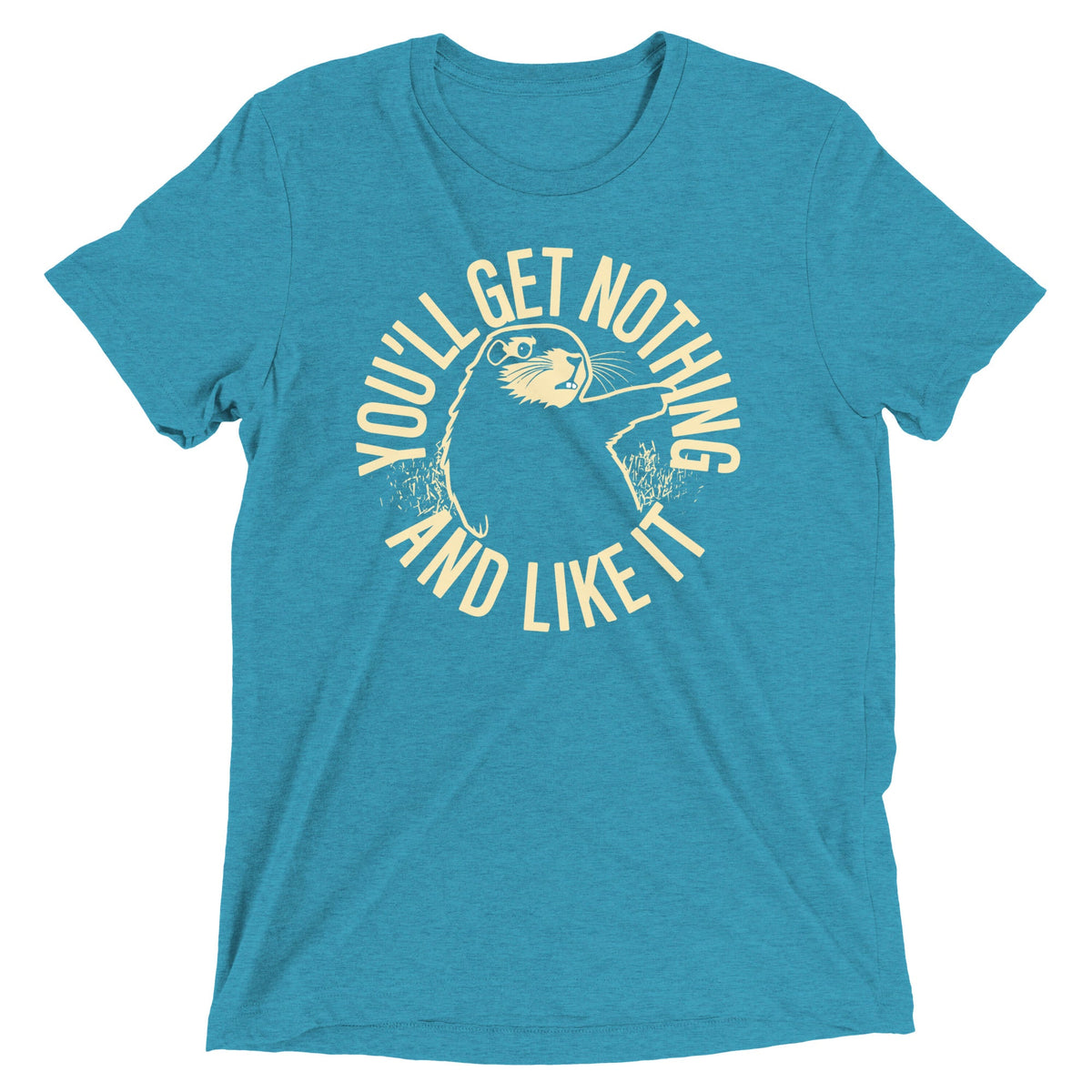 You'll Get Nothing And Like It Men's Tri-Blend Tee product image 1