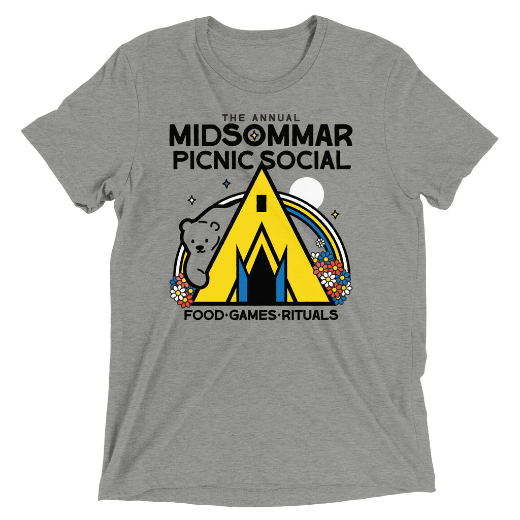 The Annual Midsommar Picnic Social Men's Tri-Blend Tee product image 2