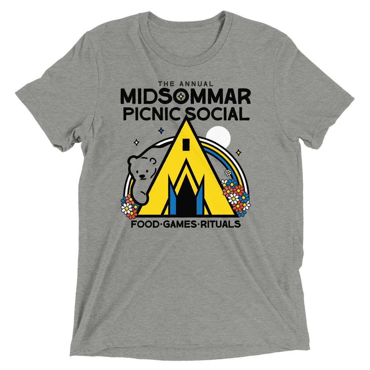 The Annual Midsommar Picnic Social Men's Tri-Blend Tee product image 2