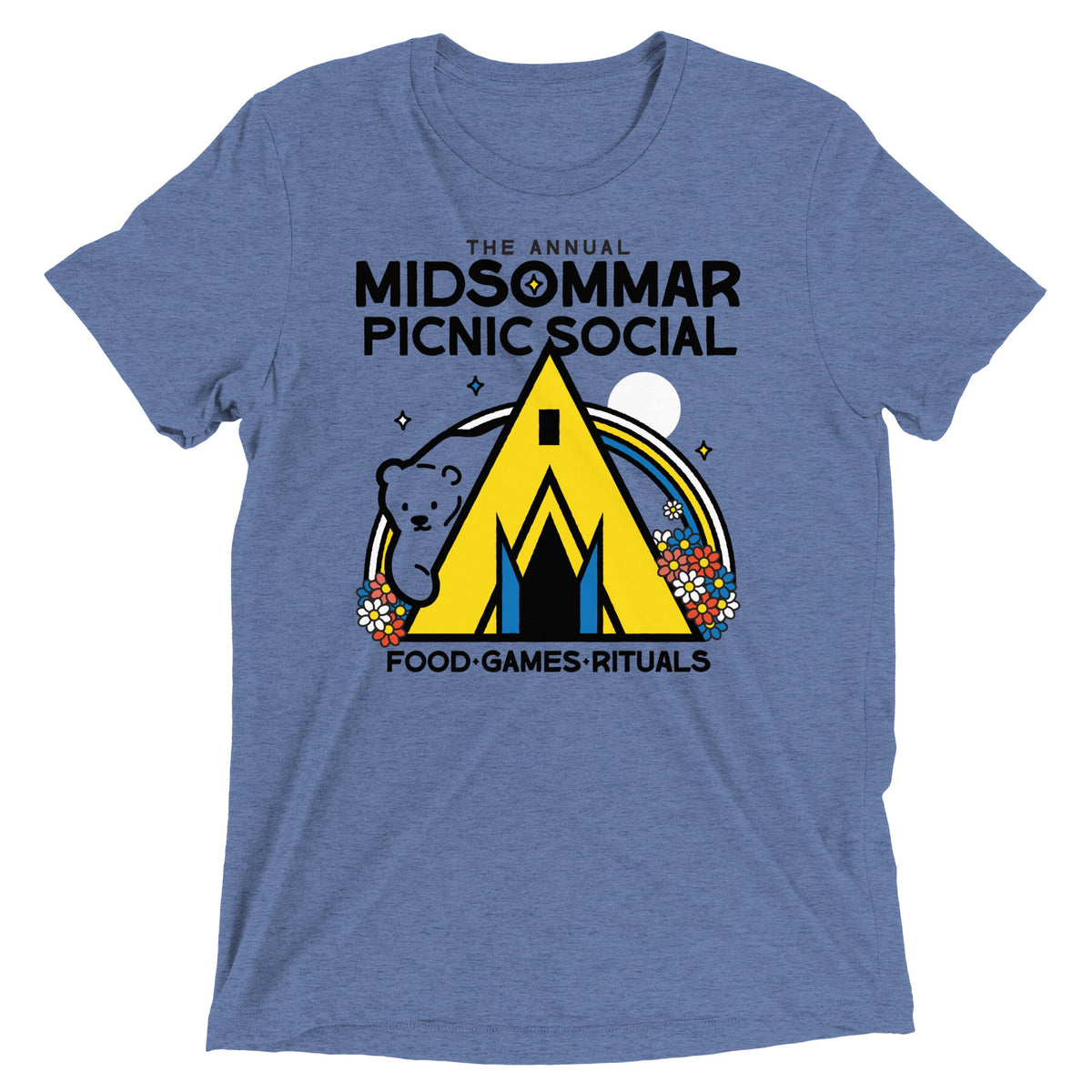 The Annual Midsommar Picnic Social Men's Tri-Blend Tee product image 3