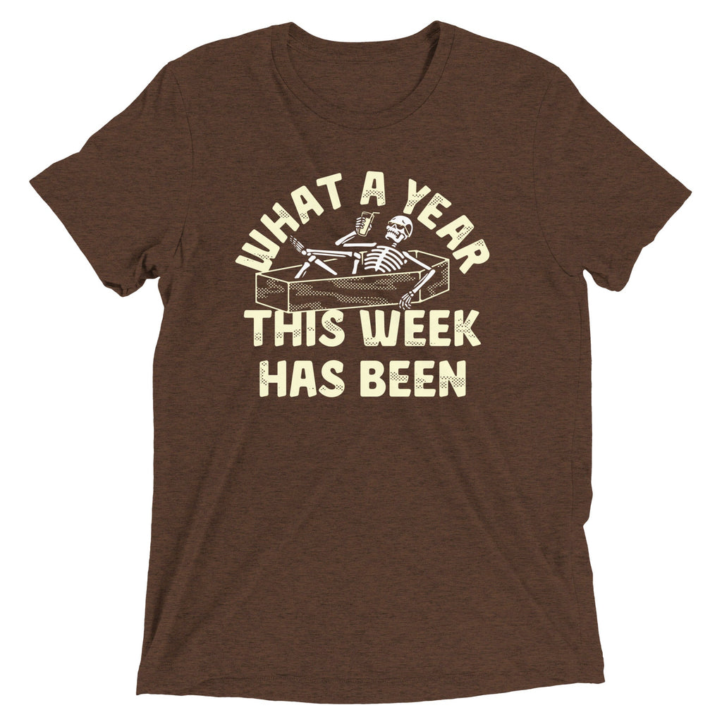 What A Year This Week Has Been Men's Tri-Blend Tee product image 3