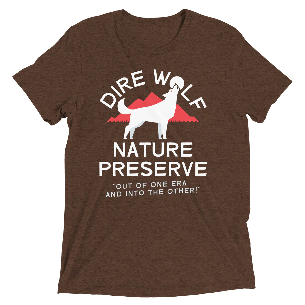 Dire Wolf Nature Preserve Men's Tri-Blend Tee product image 4