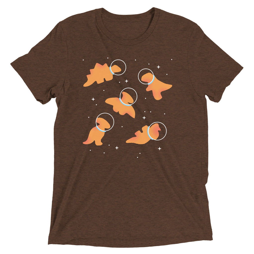 Dino Nugs In Space Men's Tri-Blend Tee product image 2