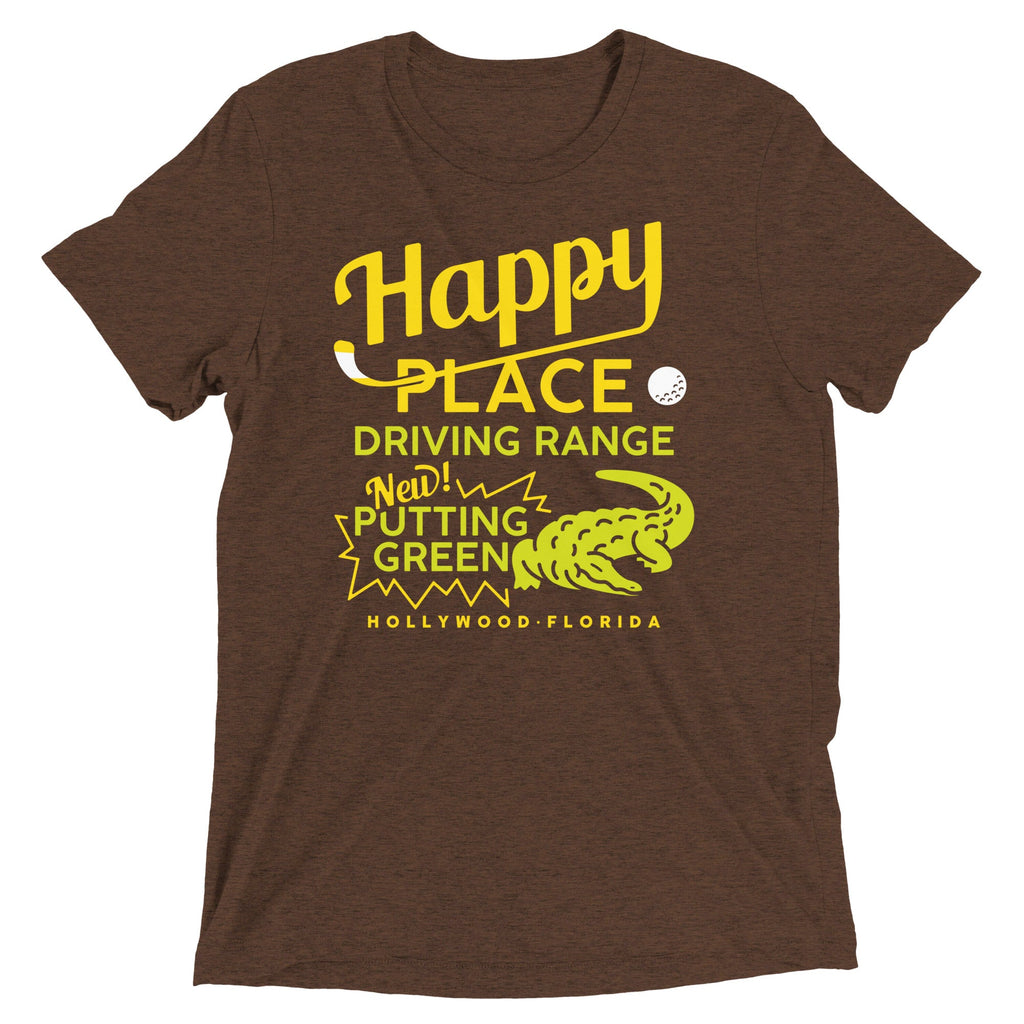 Happy Place Driving Range Men's Tri-Blend Tee product image 2