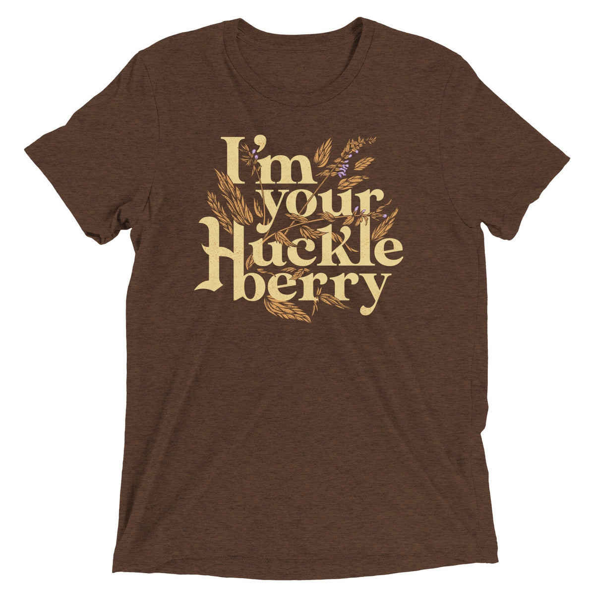 I'm Your Huckleberry Men's Tri-Blend Tee product image 3