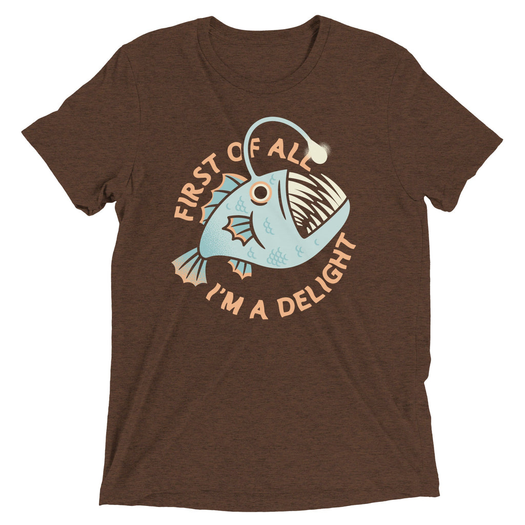 First Of All I'm A Delight Men's Tri-Blend Tee product image 2