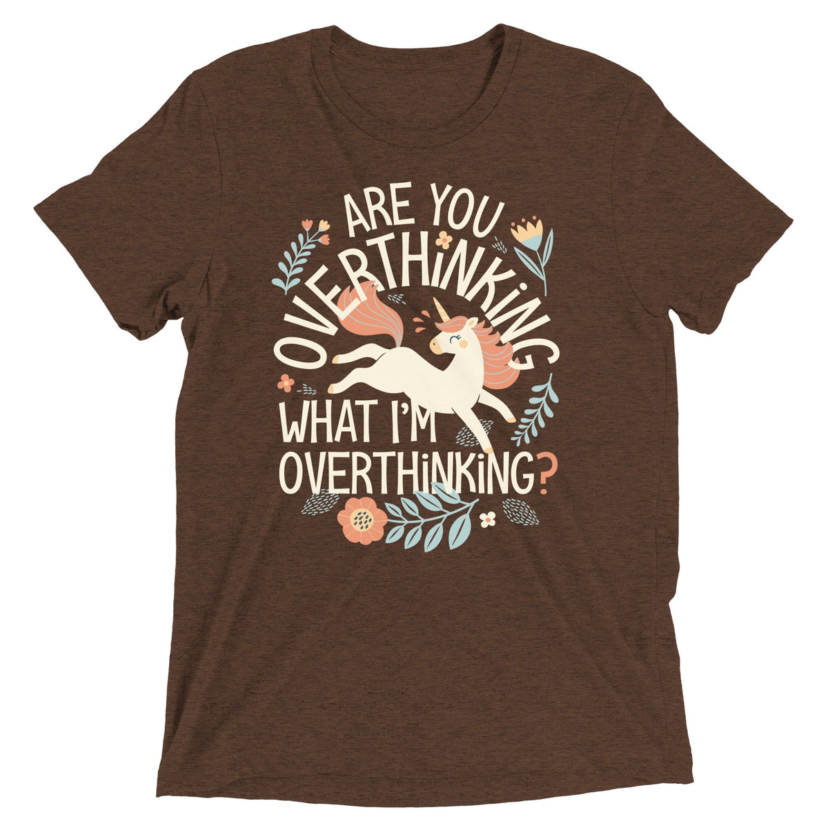 Are You Overthinking What I'm Men's Tri-Blend Tee product image 3