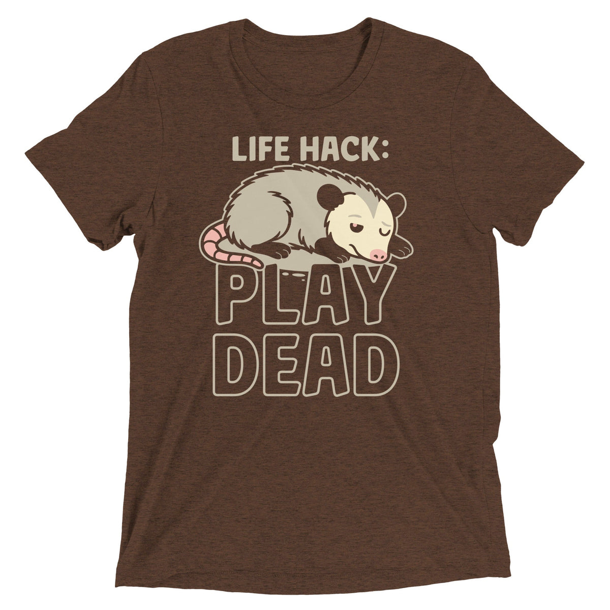 Life Hack Play Dead Men's Tri-Blend Tee product image 4