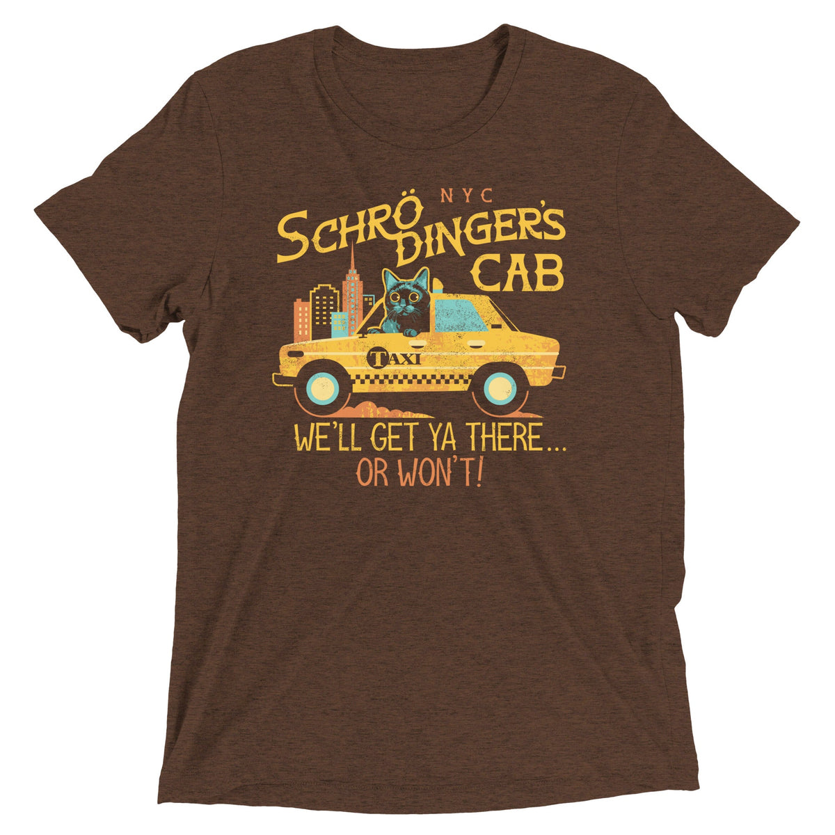 Schrodinger's Cab Men's Tri-Blend Tee product image 4