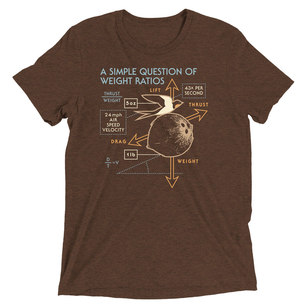 A Simple Question Of Weight Ratios Men's Tri-Blend Tee product image 4