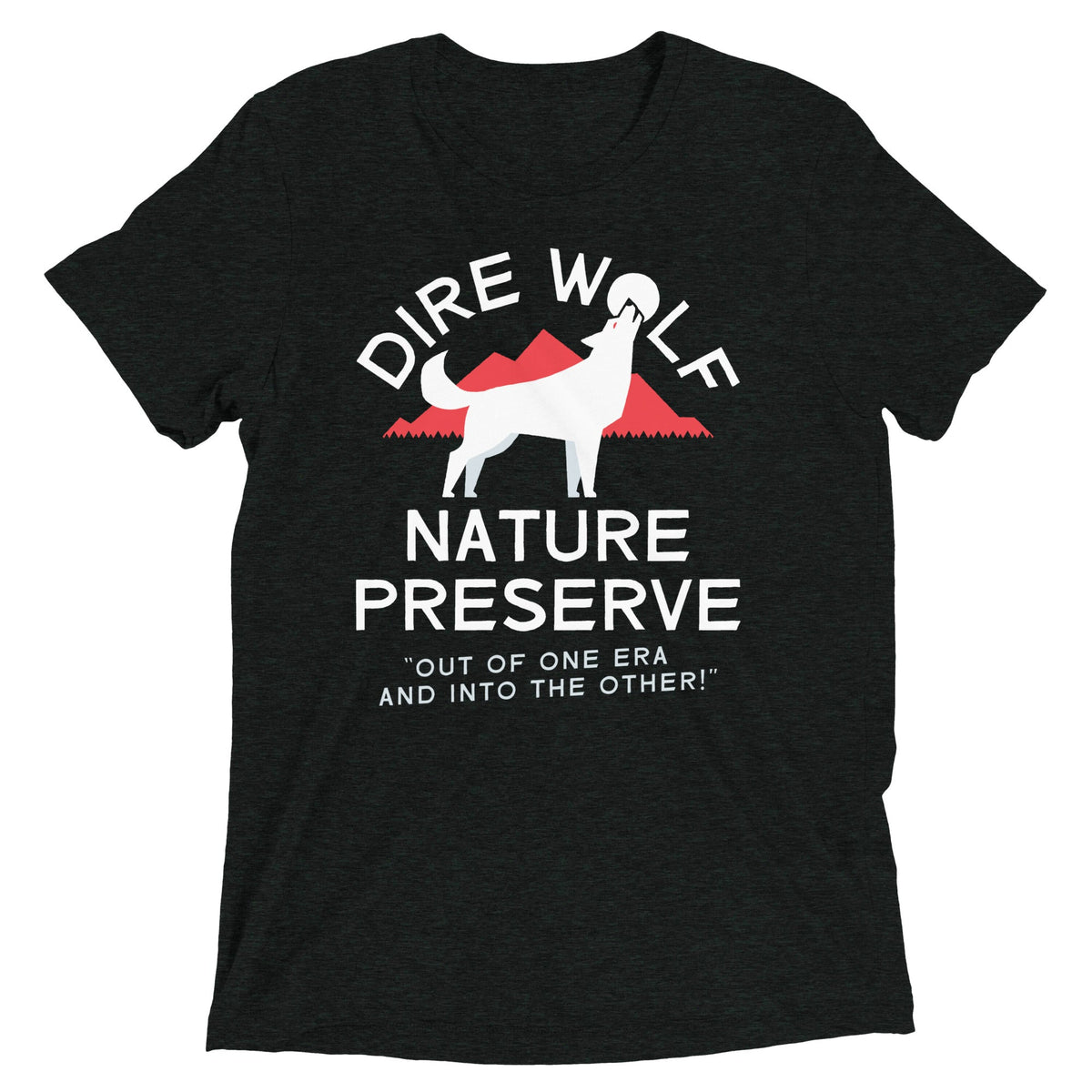 Dire Wolf Nature Preserve Men's Tri-Blend Tee product image 3