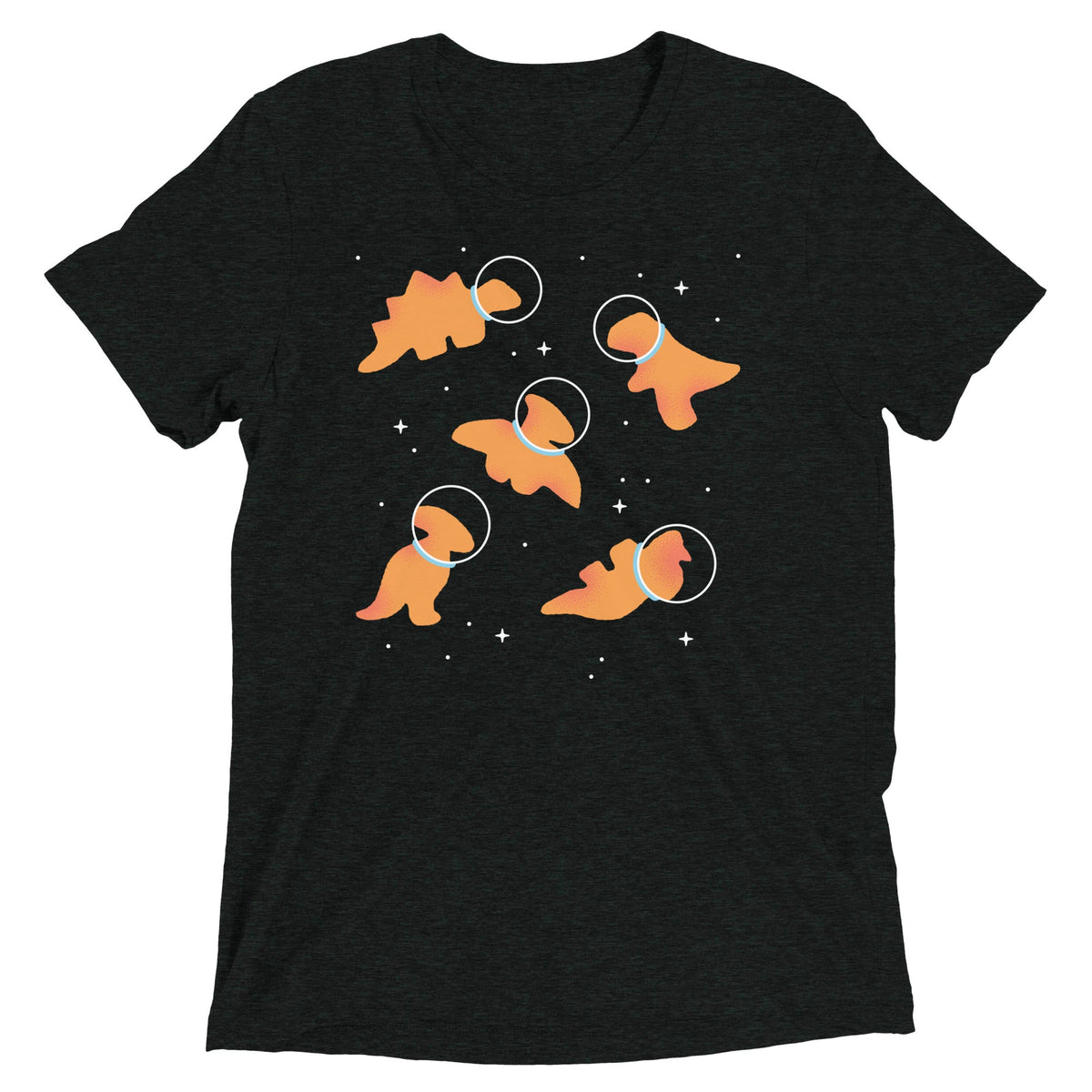 Dino Nugs In Space Men's Tri-Blend Tee product image 1