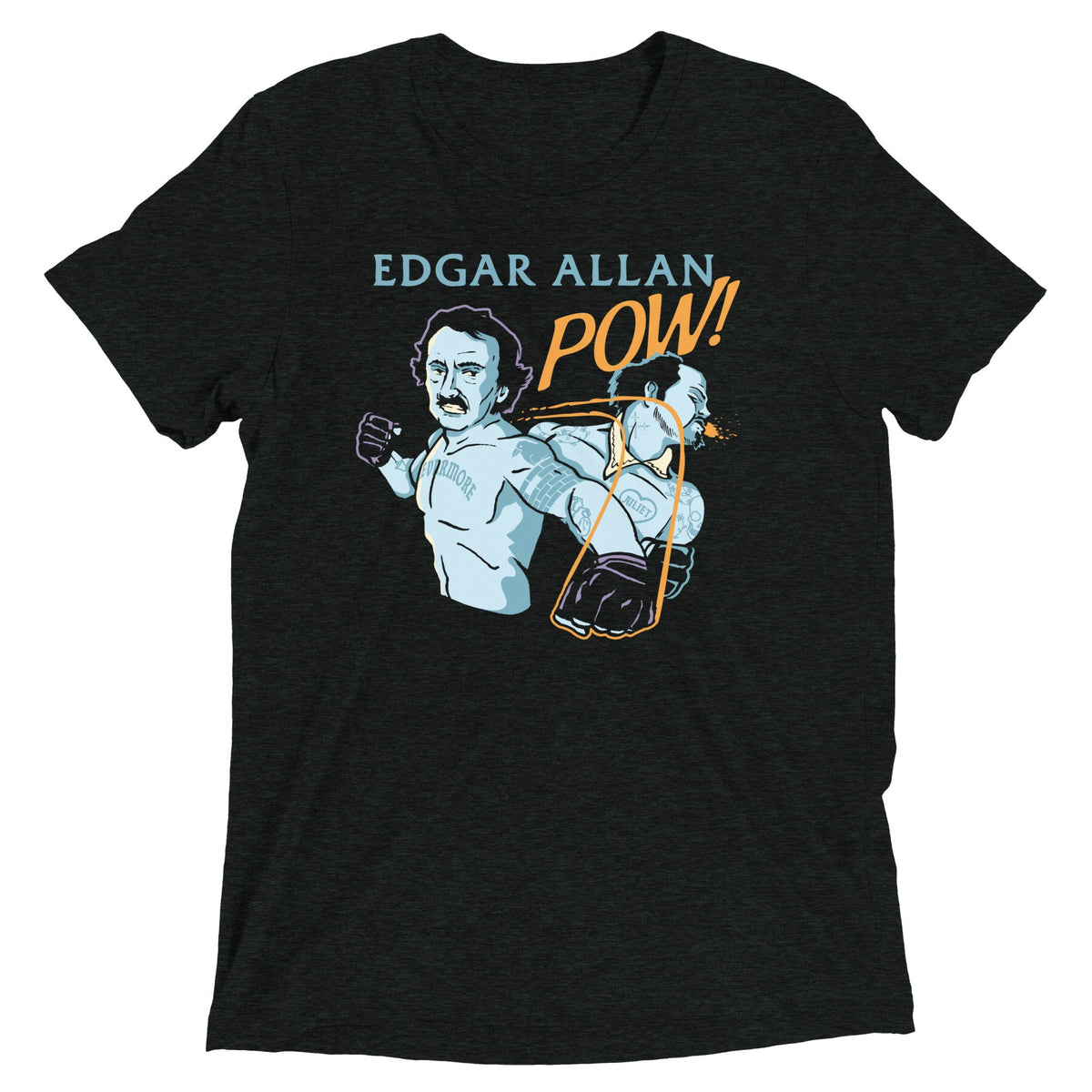 Edgar Allan Pow! Men's Tri-Blend Tee product image 3