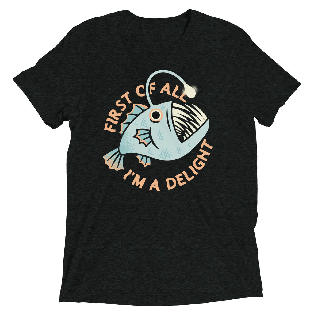 First Of All I'm A Delight Men's Tri-Blend Tee product image 1