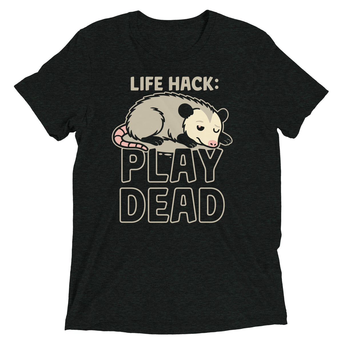 Life Hack Play Dead Men's Tri-Blend Tee product image 2