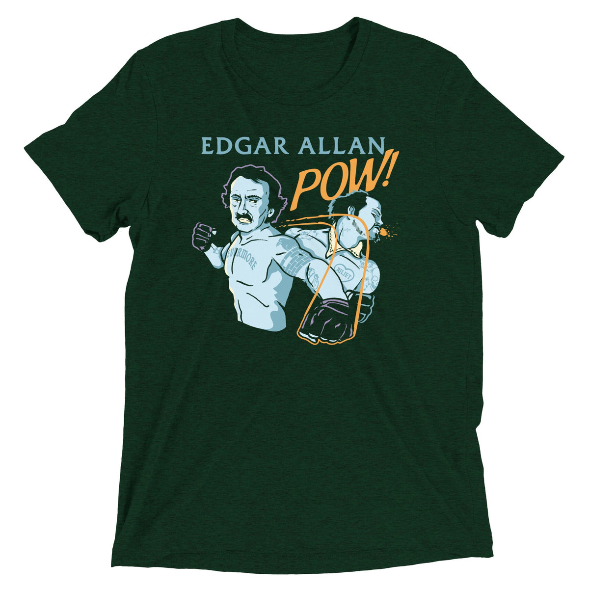 Edgar Allan Pow! Men's Tri-Blend Tee product image 2