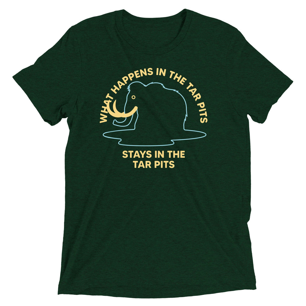 What Happens In The Tar Pits Stays In Men's Tri-Blend Tee product image 2