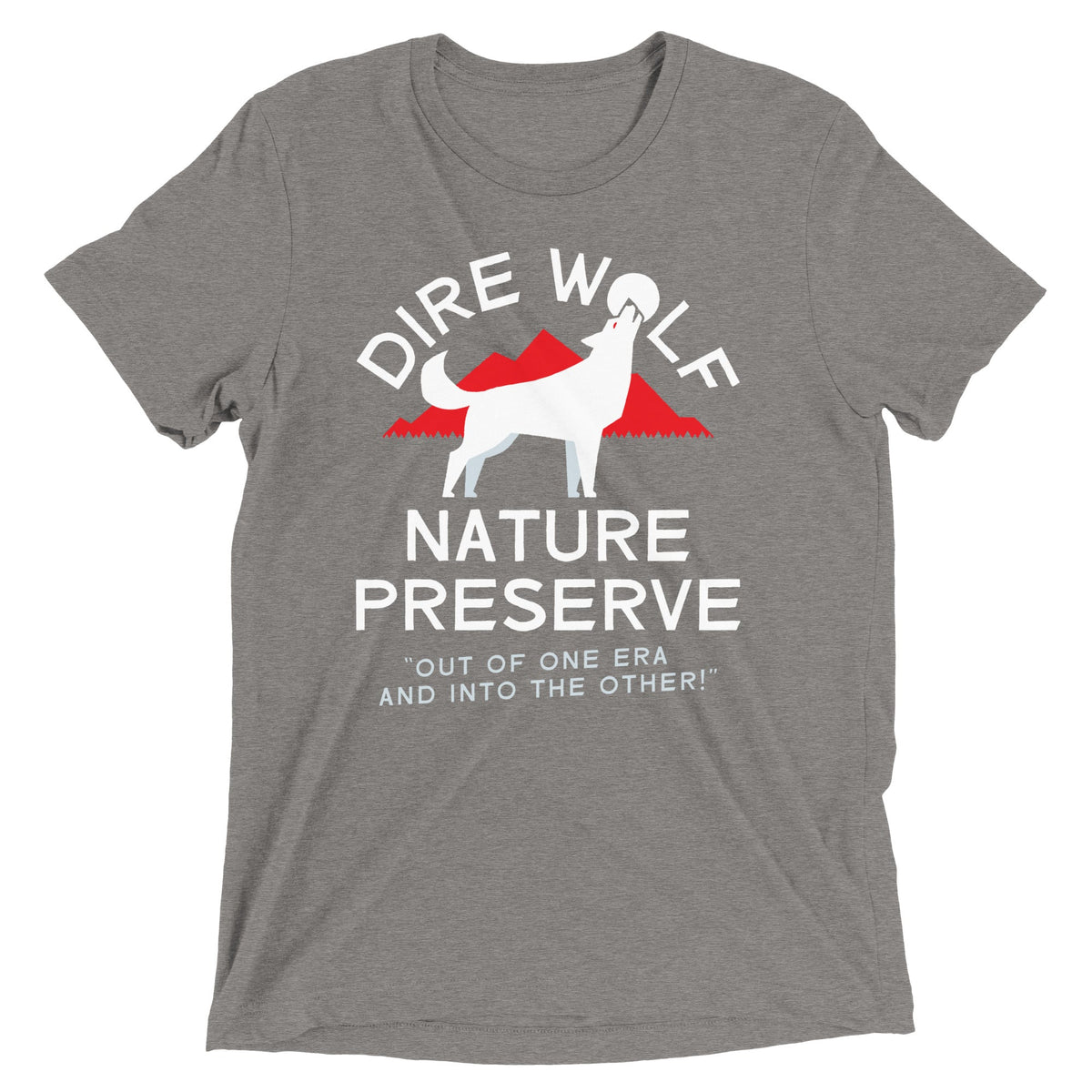Dire Wolf Nature Preserve Men's Tri-Blend Tee product image 7