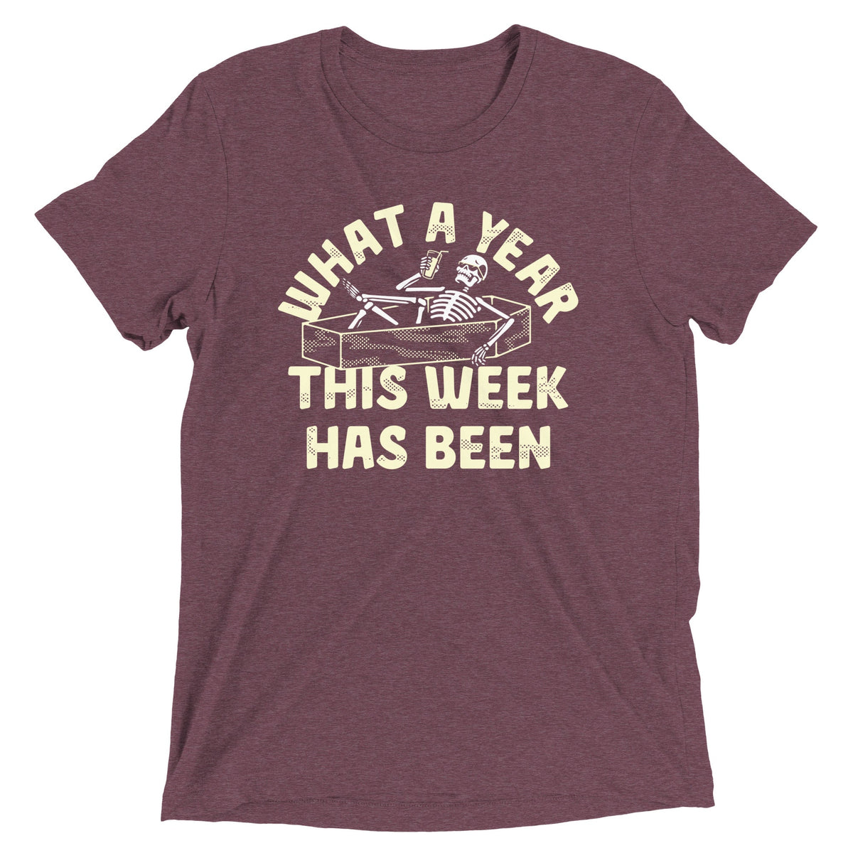 What A Year This Week Has Been Men's Tri-Blend Tee product image 6