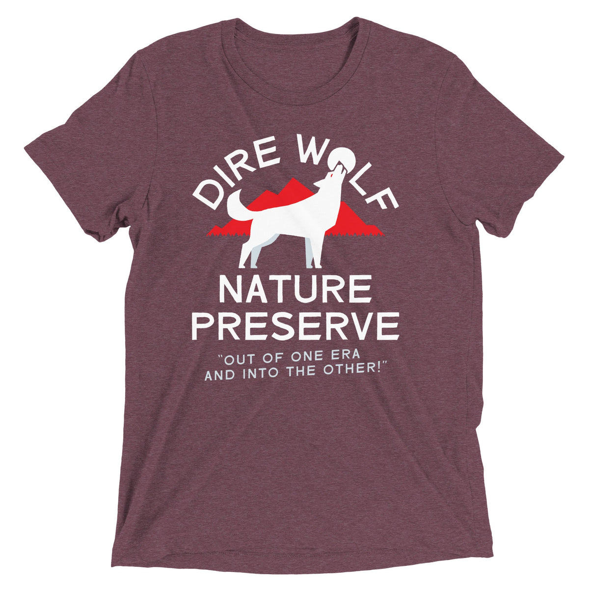 Dire Wolf Nature Preserve Men's Tri-Blend Tee product image 6