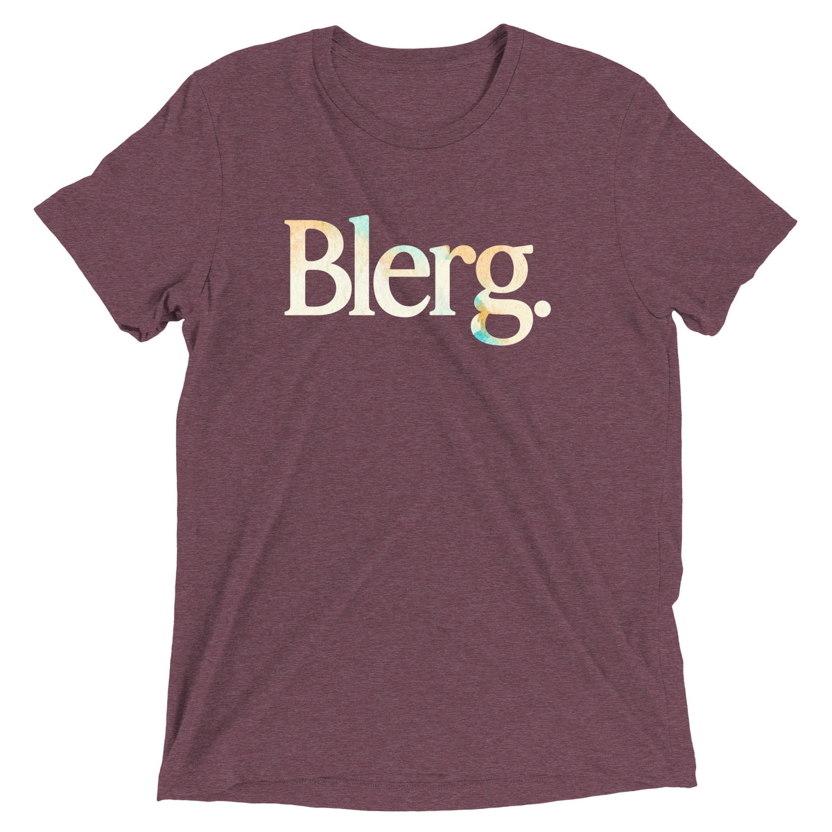 Blerg Men's Tri-Blend Tee product image 5