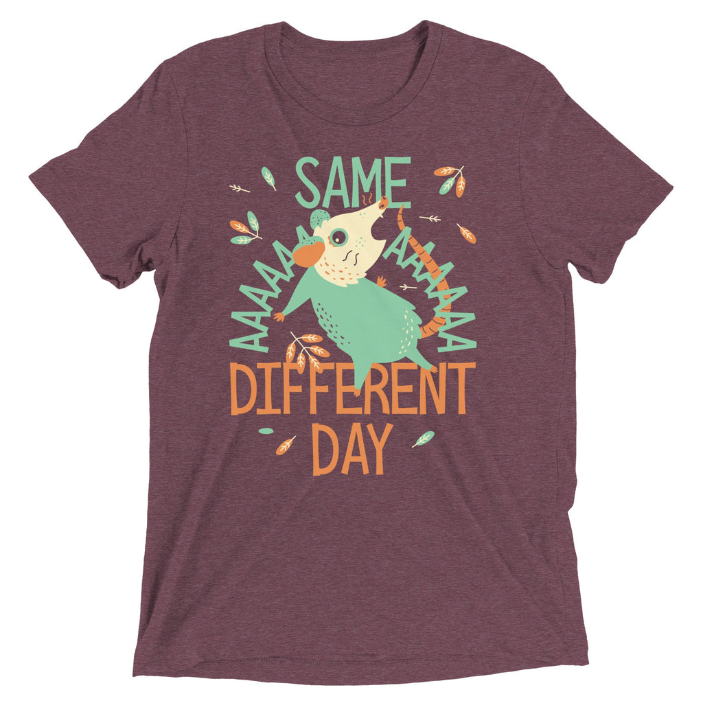 Same Aaaa Different Day Men's Tri-Blend Tee product image 5